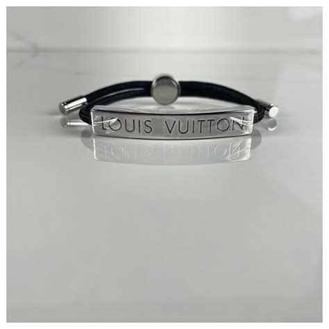 lv men bracelet|authentic louis vuitton space bracelet.